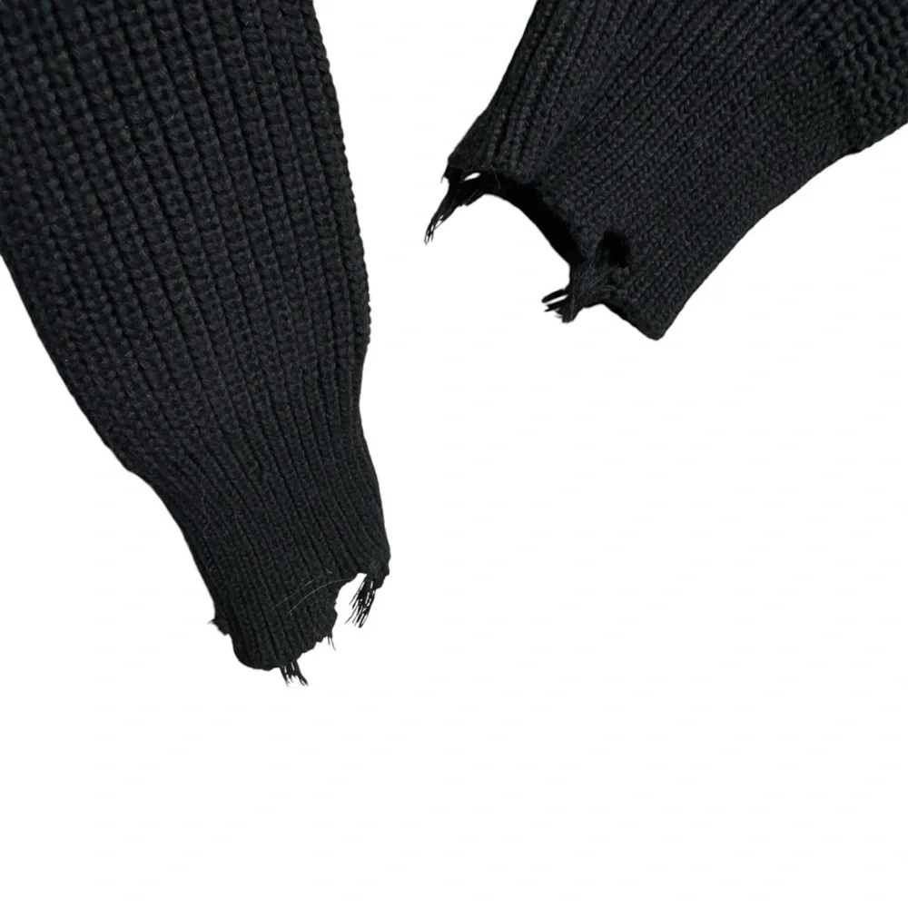 Pistola Revolve Brandy Turtleneck in Jet Black Cotton M - Picture 5 of 9